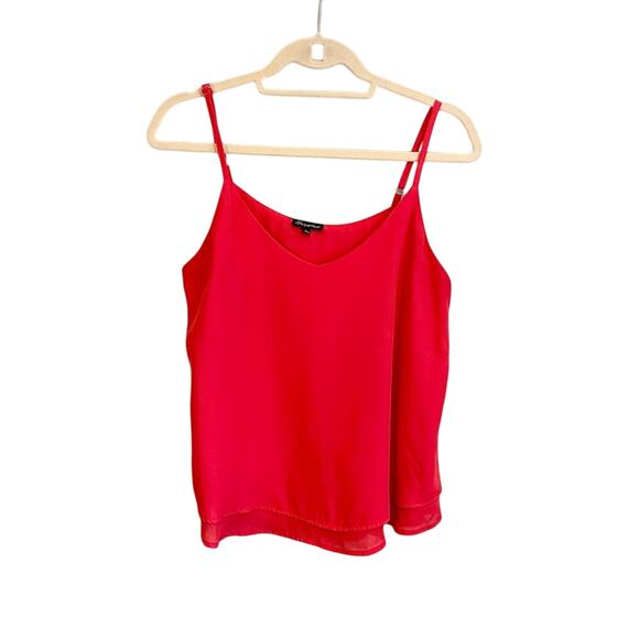 ShineStar Women's Double Layer Red Cami Size Large - Picture 1 of 9
